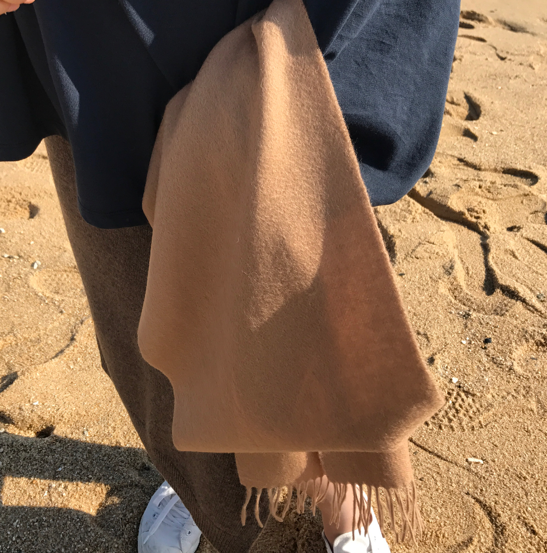 Wool muffler wool 100 simple winter shawl Women