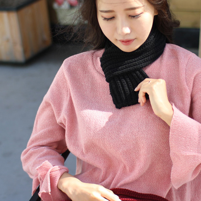 Knitted Shawl Winter Petit Scarf Fall Men Women