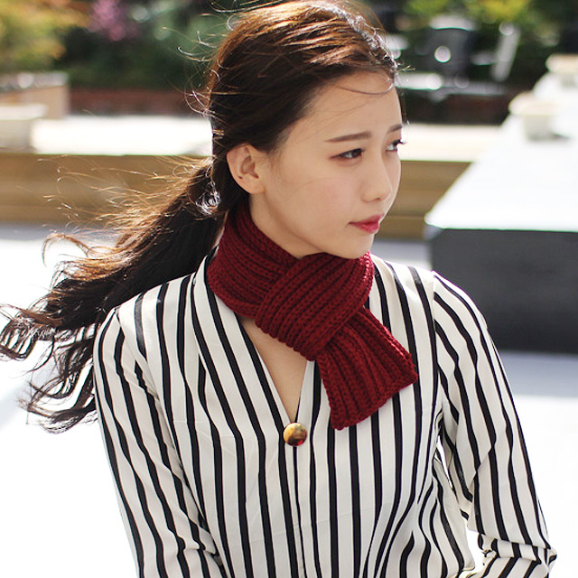 Knitted Shawl Winter Petit Scarf Fall Men Women