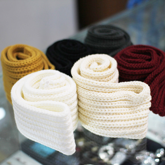 Knitted Shawl Winter Petit Scarf Fall Men Women