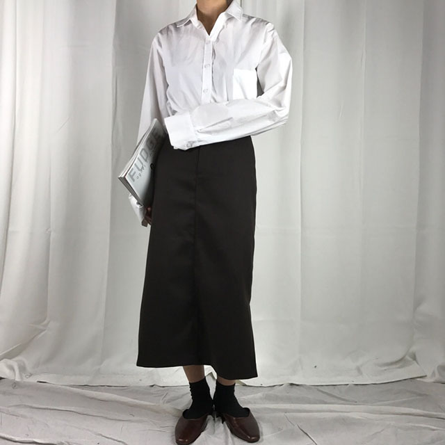 Long skirt skirt woman autumn winter skirt coordin