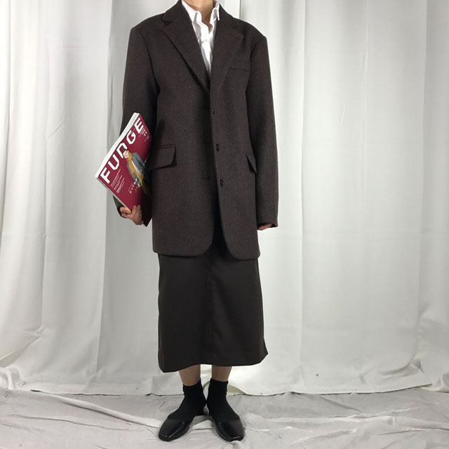 Long skirt skirt woman autumn winter skirt coordin
