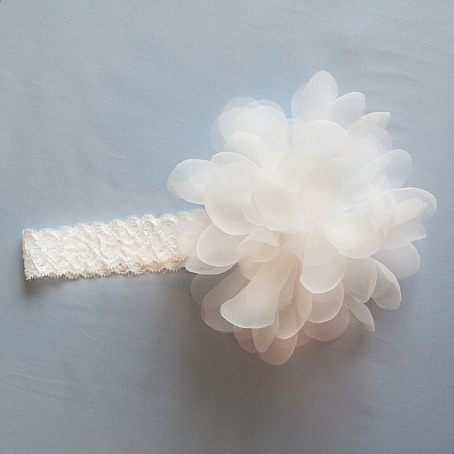 Hair Accessories Chiffon Floral Decoration Newborn