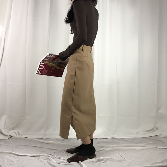 Long skirt skirt woman autumn winter skirt coordin