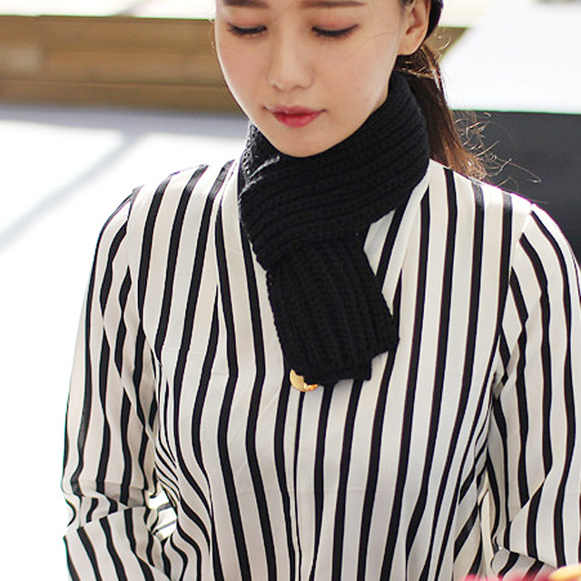 Knitted Shawl Winter Petit Scarf Fall Men Women