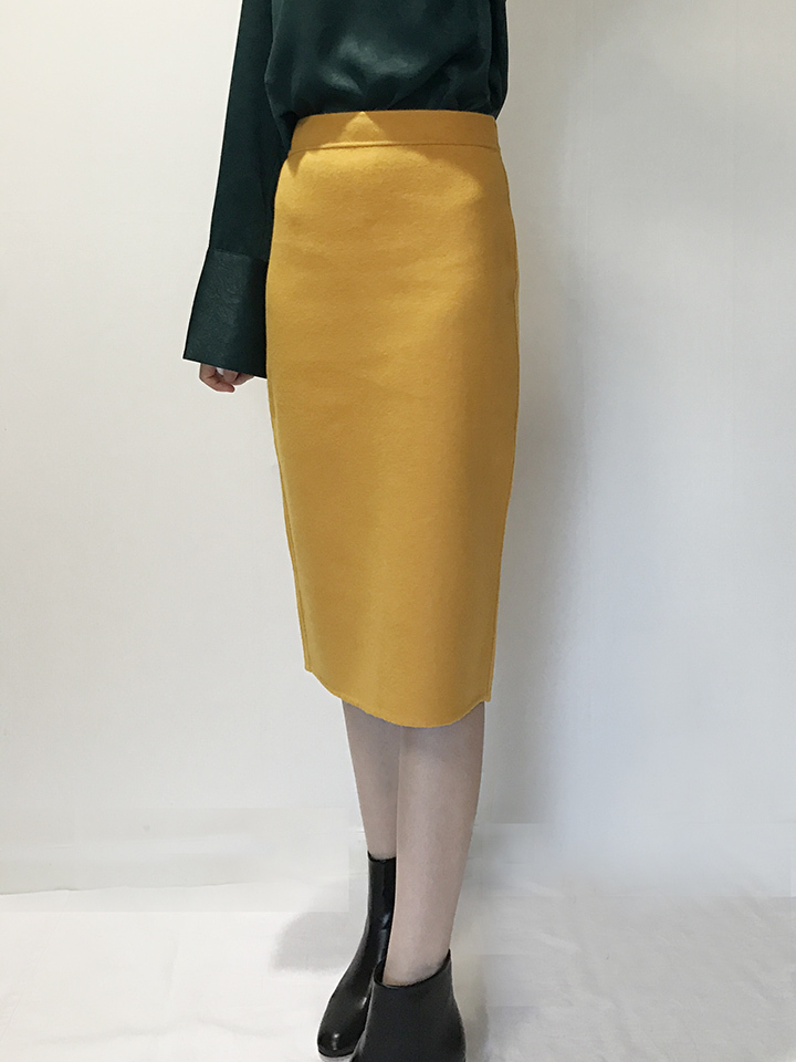 Handmade skirts H line Office look Office work Loo