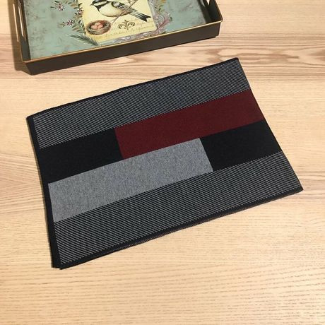 Men's Wool Muffler Patti Fashion Natural Style 