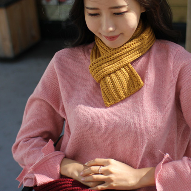 Knitted Shawl Winter Petit Scarf Fall Men Women