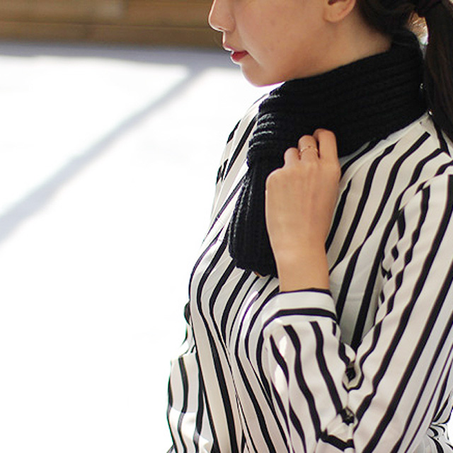 Knitted Shawl Winter Petit Scarf Fall Men Women