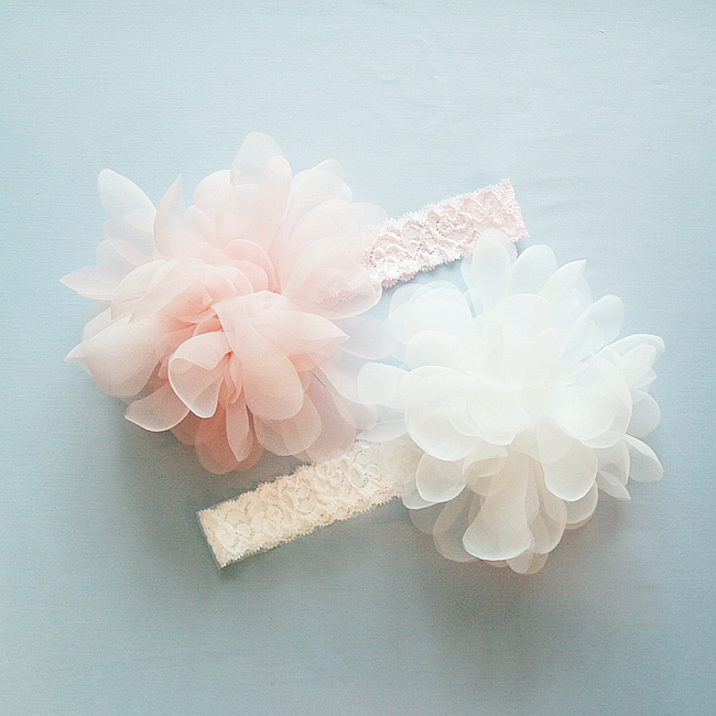 Hair Accessories Chiffon Floral Decoration Newborn