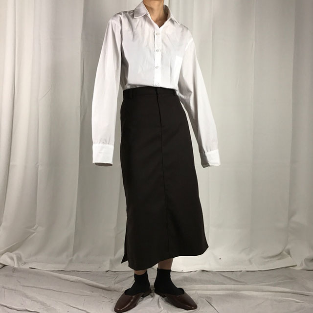 Long skirt skirt woman autumn winter skirt coordin