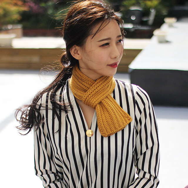 Knitted Shawl Winter Petit Scarf Fall Men Women