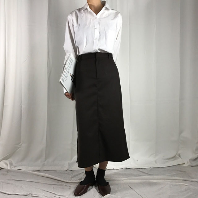 Long skirt skirt woman autumn winter skirt coordin