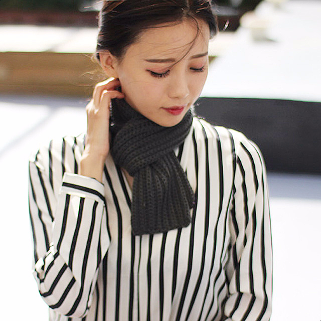 Knitted Shawl Winter Petit Scarf Fall Men Women