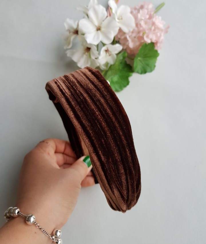 Hair Accessories Velor Wrinkle Hair Band 4colors W