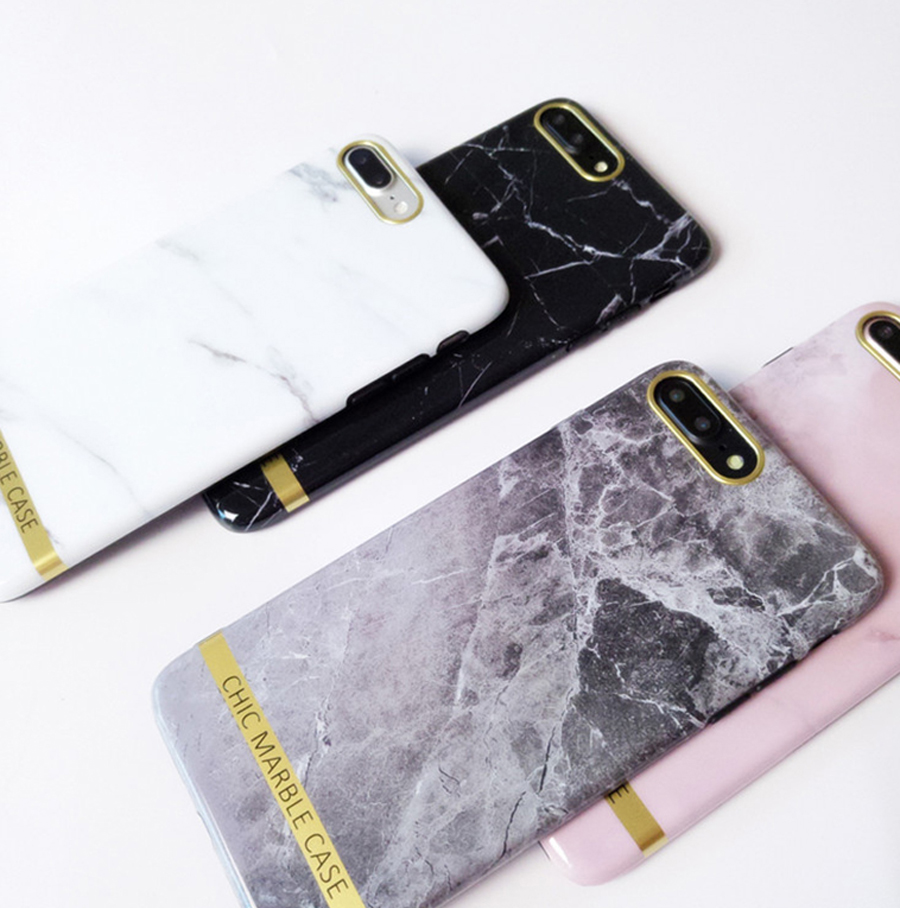 Gold Label Marble iPhone X Case Unusual 7 Plus Cel