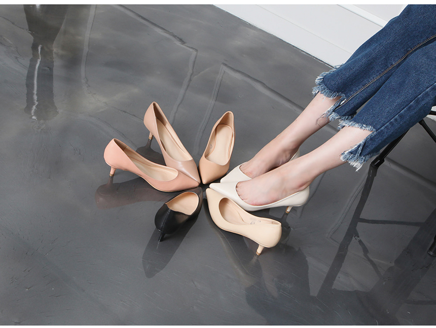 Midhill Hill Pastel Pumps Office Daily 5cm Shoes V