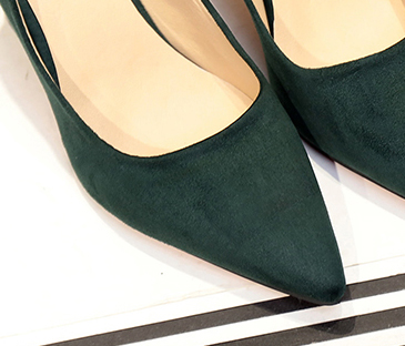 Stiletto Tongue Middle Hill 8cm Women 20s Fall Sho