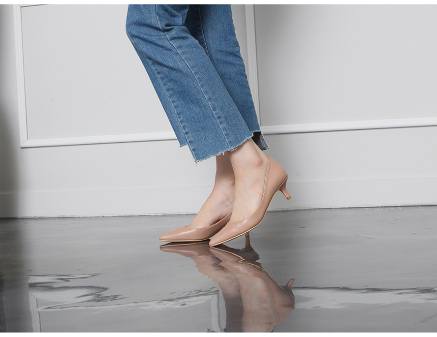 Midhill Hill Pastel Pumps Office Daily 5cm Shoes V