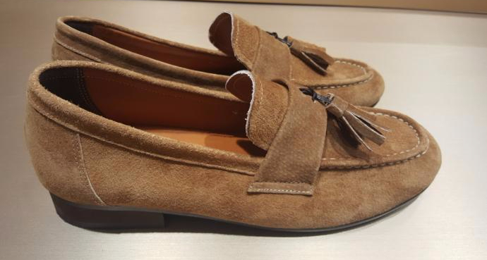 Suede loafers handmade men sneakers sneakers tasse