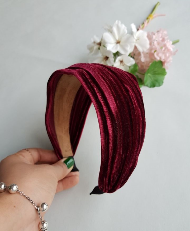 Hair Accessories Velor Wrinkle Hair Band 4colors W