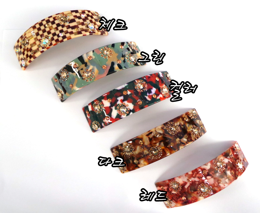 Hair Accessories Curved Rectangular Imported Auto 