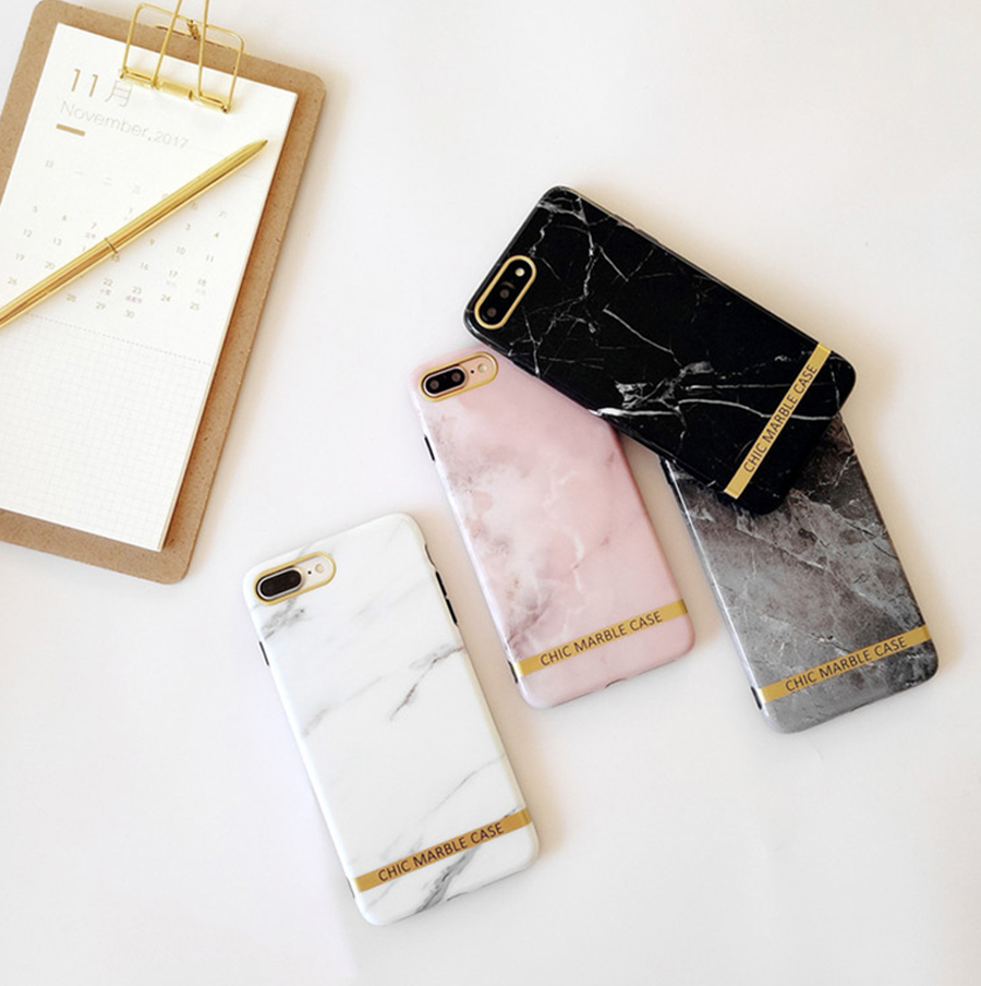 Gold Label Marble iPhone X Case Unusual 7 Plus Cel