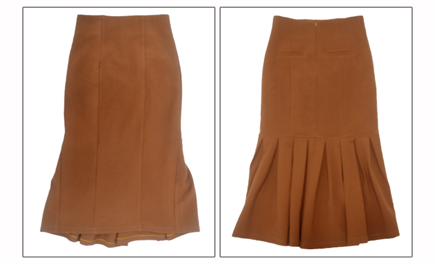Latest Fall Winter 2017 Brown Skirts Mermaid Women