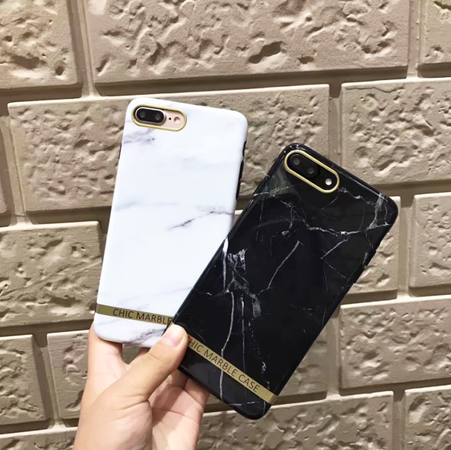 Gold Label Marble iPhone X Case Unusual 7 Plus Cel