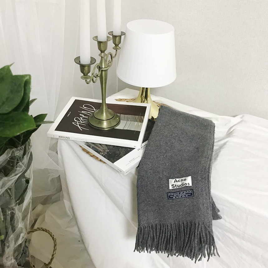 Arkene muffler shawl 2color man woman winter day c