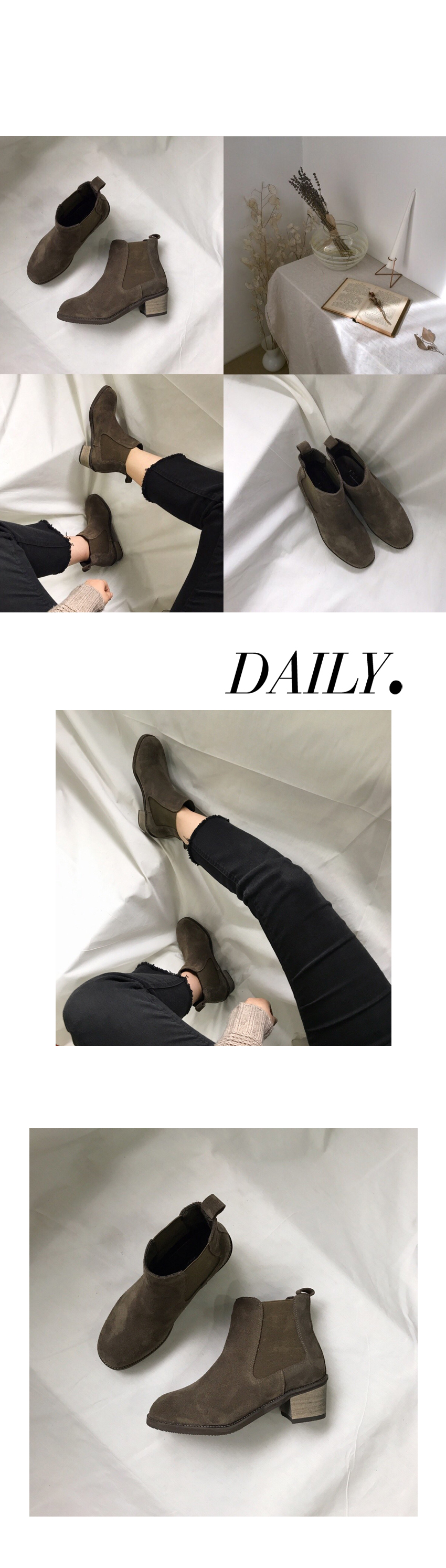 Free shipping imported leather ankle boots handmad