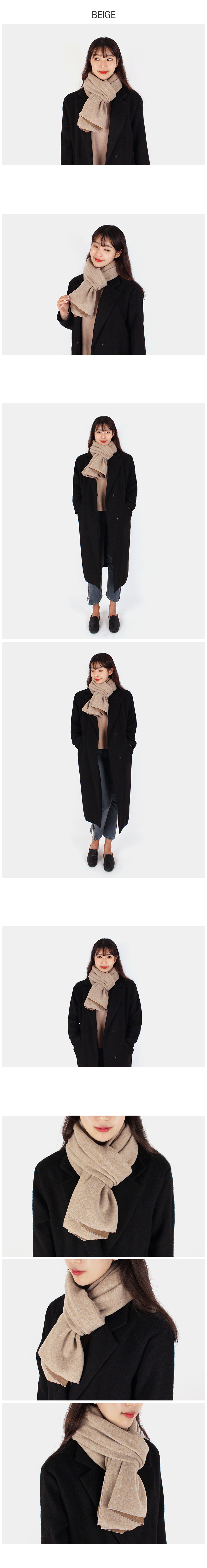 Snow Muffler Winter Shawl Basic Girls Man Couple B