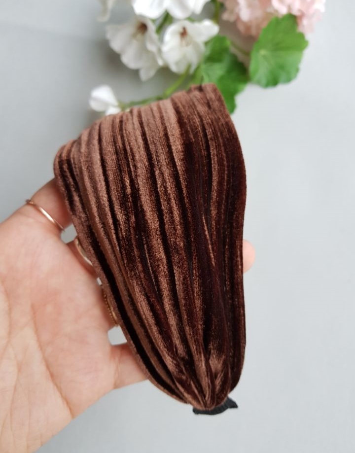 Hair Accessories Velor Wrinkle Hair Band 4colors W