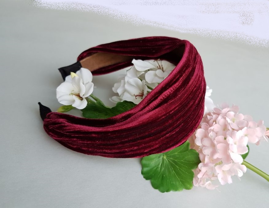 Hair Accessories Velor Wrinkle Hair Band 4colors W