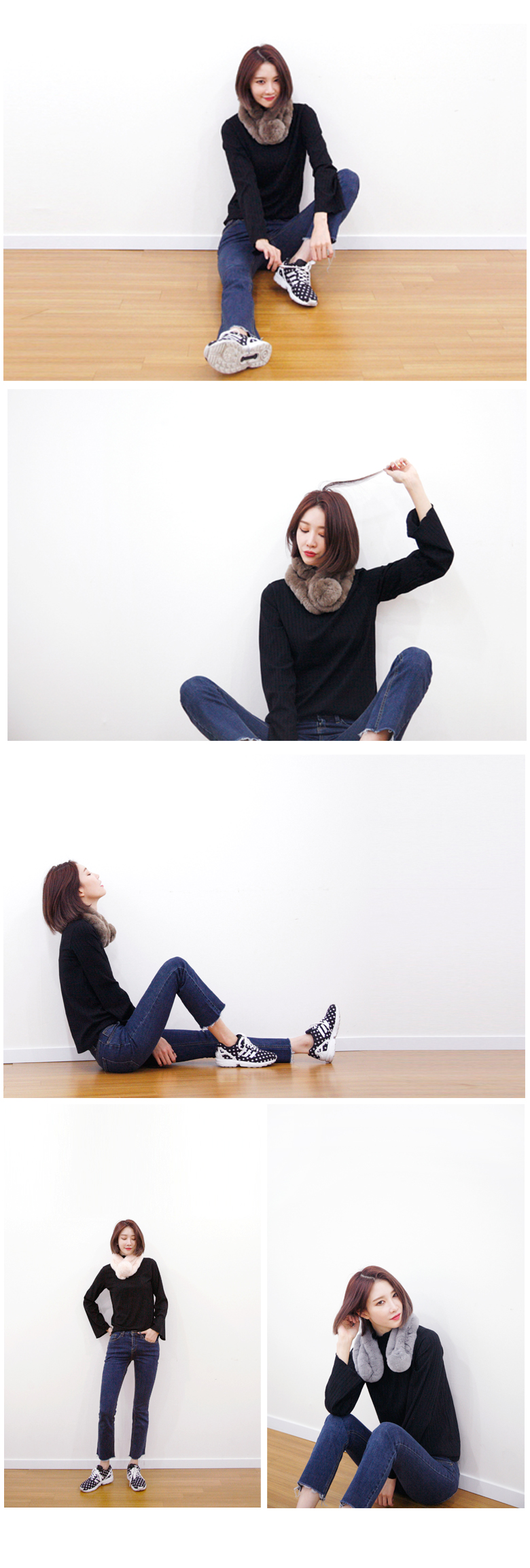 Trend Factory Rex Wolves Natural Fur Rabbit Hair M