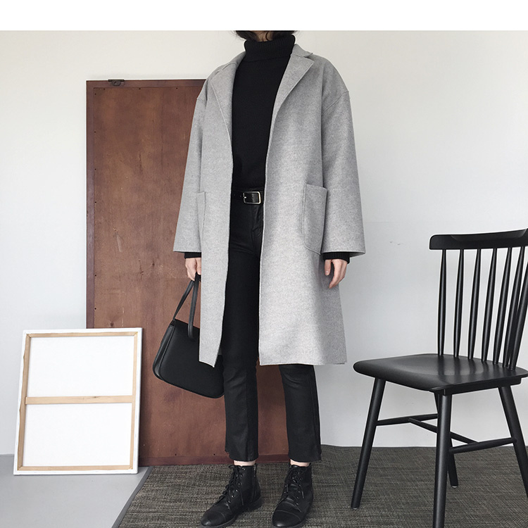 Korea Jeans Pants Matte Black Date Coated Jean Gir