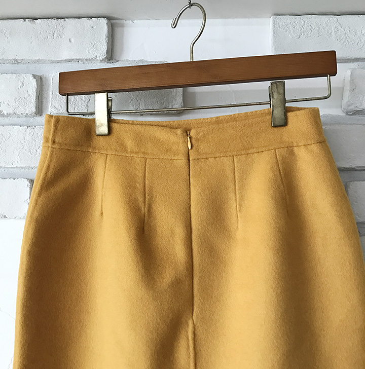 Handmade skirts H line Office look Office work Loo