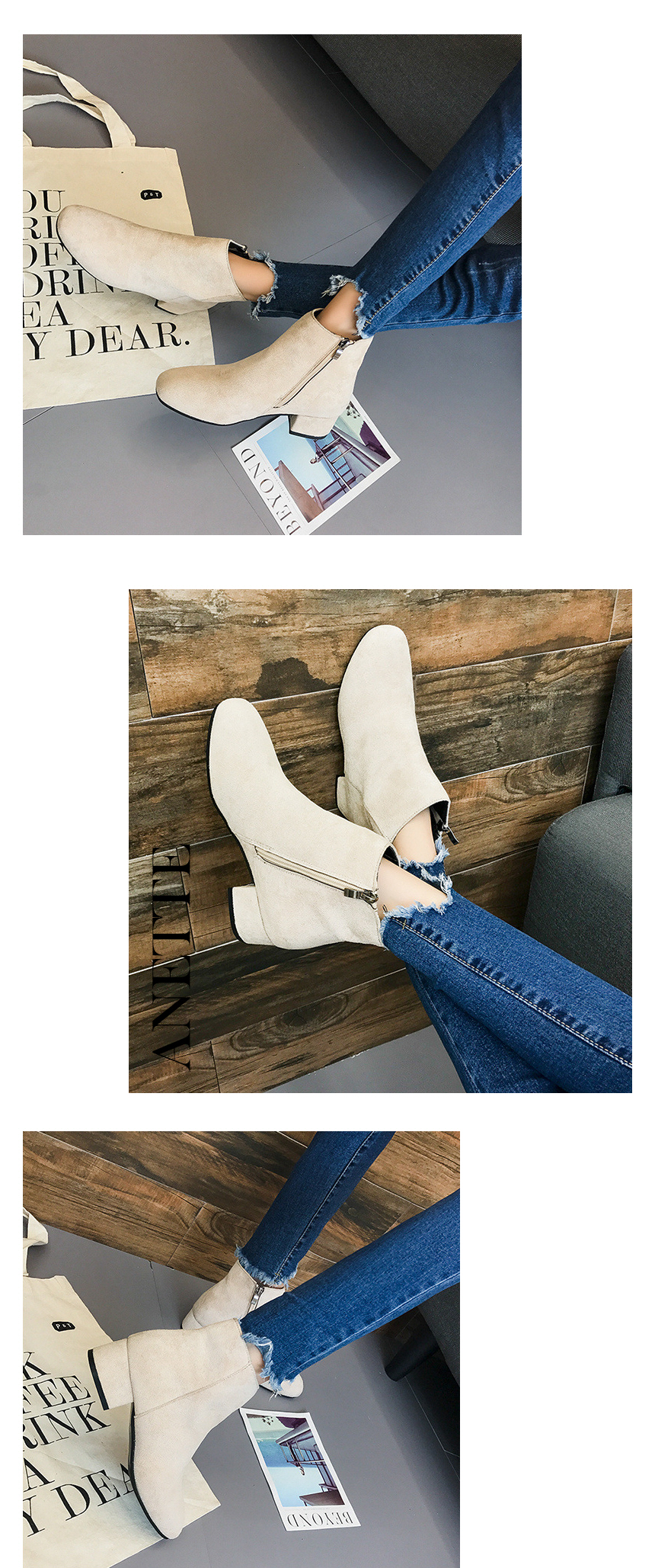 Ankle boots 4cm woman in midleigh suede Angle woma