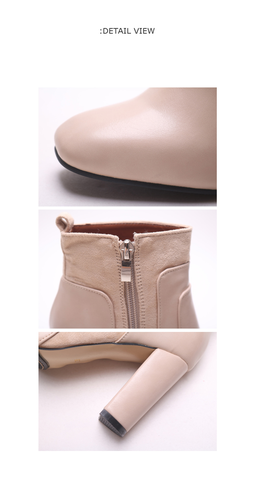 Suede Ankle Boots Heel Foot Comfortable Women's