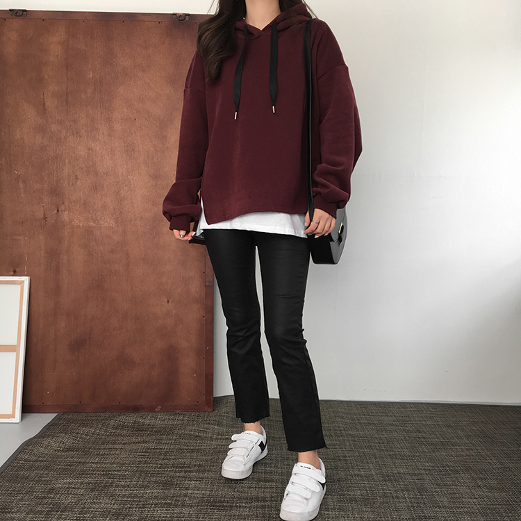 Korea Jeans Pants Matte Black Date Coated Jean Gir