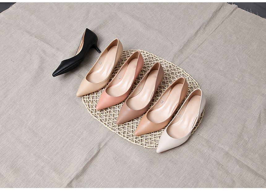 Midhill Hill Pastel Pumps Office Daily 5cm Shoes V