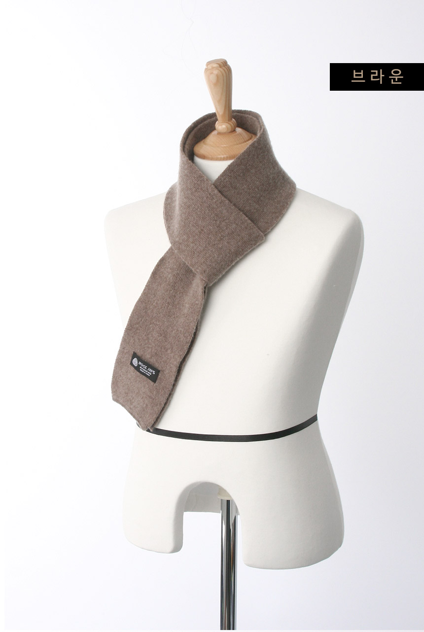 Short mini wool muffler shawl man woman couple gif