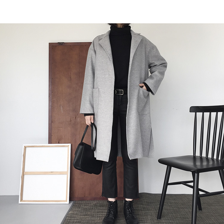 Korea Jeans Pants Matte Black Date Coated Jean Gir