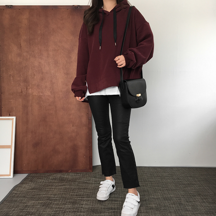 Korea Jeans Pants Matte Black Date Coated Jean Gir