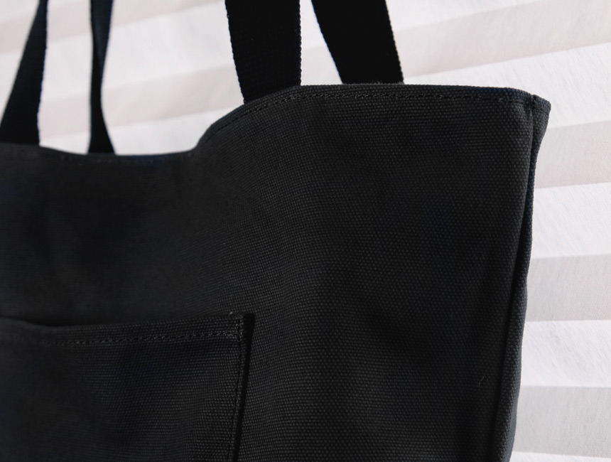 Denim Quilted Stripe Eco Bag Shoulder Bag Durable 