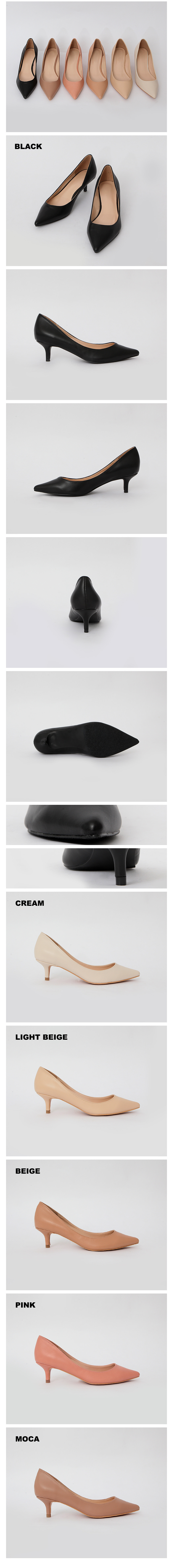 Midhill Hill Pastel Pumps Office Daily 5cm Shoes V