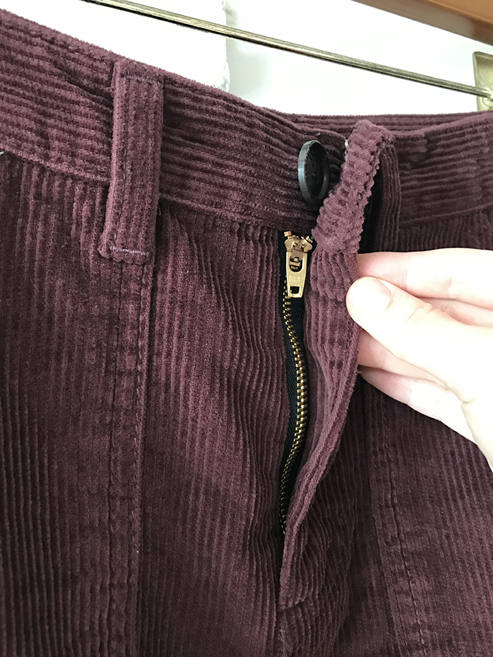 Corduroy Midi Skirt Golden Fall Winter Autumn Leaf