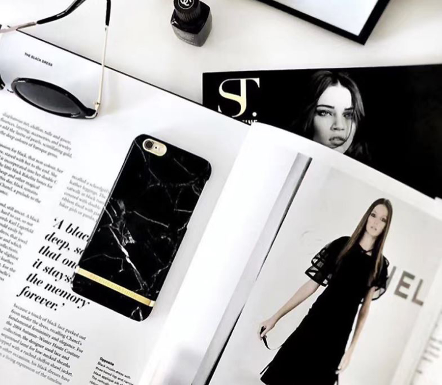 Gold Label Marble iPhone X Case Unusual 7 Plus Cel