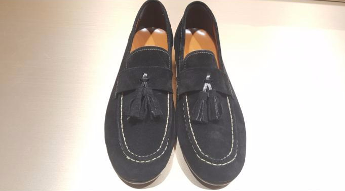 Suede loafers handmade men sneakers sneakers tasse