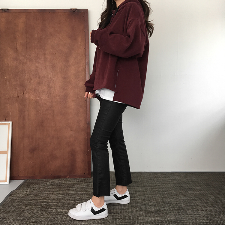 Korea Jeans Pants Matte Black Date Coated Jean Gir